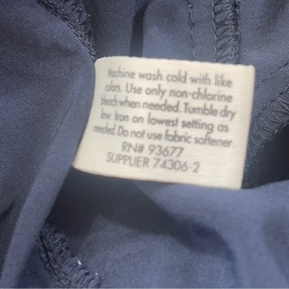 Stylus Lightweight Zipper Ankle Blue Jogger Pants Large - Picture 7 of 7